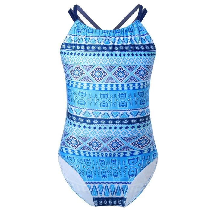 Iiniim Enfant Fille Maillot De Bain Pi Ce Tankini Boh Me Bikini Plage