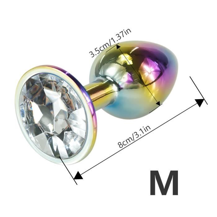 Stimulateur Plug Chapelet Transparent M Plug Anal En M Tal En