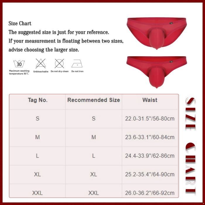 Iiniim Homme Slip Sissy Taille Basse Bulge Pouch Jockstrap Gay Briefs