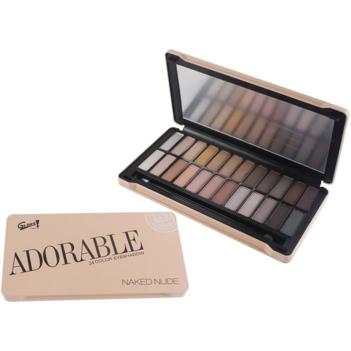 Palette De Maquillage GLOSS Nude Coffret Cadeau Nuances Noir Beige Cdiscount Au