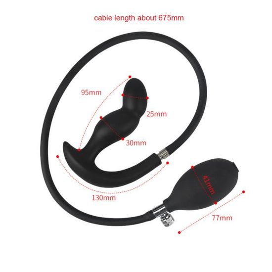 Stimulateur Plug Chapelet A Plug Anal Gonflable En Silicone Pour