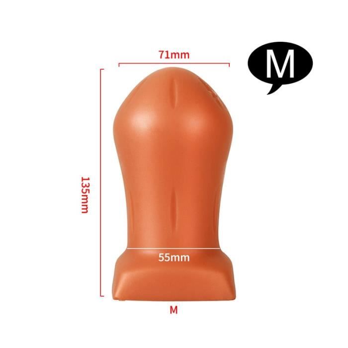 Énorme godemiché Anal en Silicone extension du vagin et de l anus