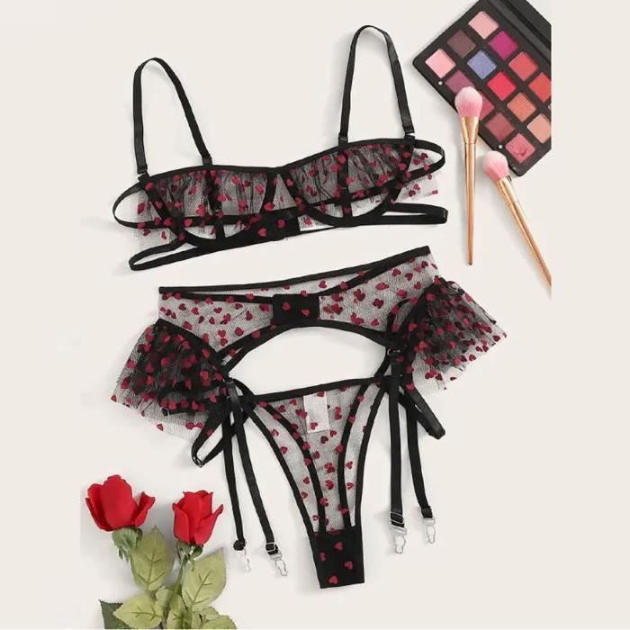 CHEMISE DE NUIT SEXY Soutien Gorge En Lingerie Sexy En Dentelle Exquise