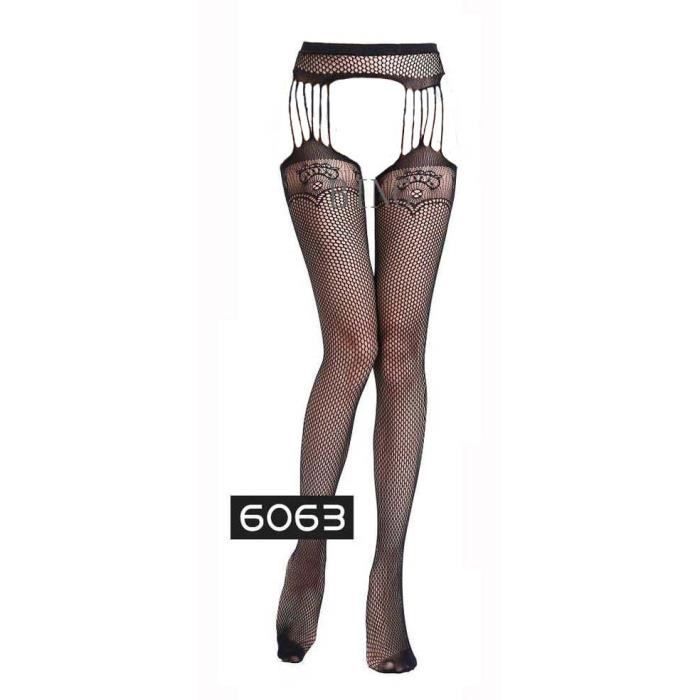 Bas Bas Lastiques Rayures Pour Femmes Lingerie Sexy En R Sille Noir