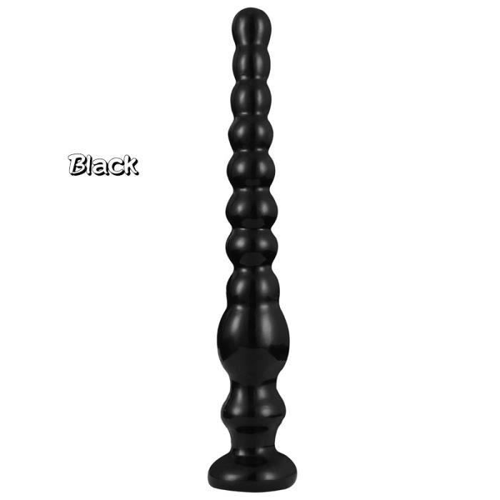 Stimulateur Plug Chapelet A Black L Godemichet Anal Souple