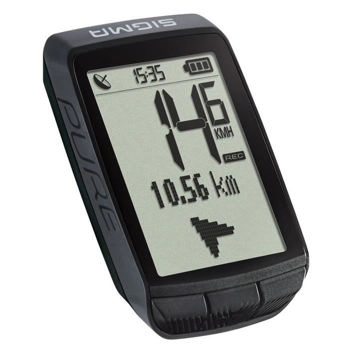 Sigma 03200 Compteur GPS de vélo Mixte Adulte, Noir