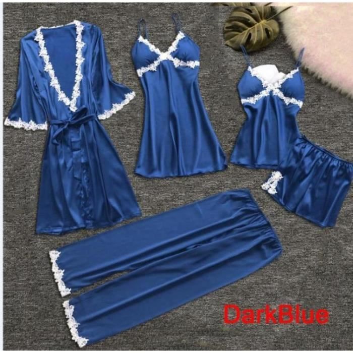 Sasaquoy Nuisette Deshabille Femmes Sexy Dentelle Lingerie De Nuit