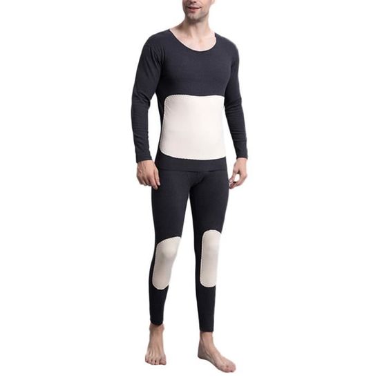 Ensemble Lingerie Thermiques Pour Homme Ultra Mince Coordonnes