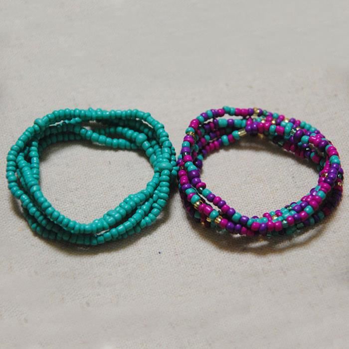 Cha Nes De Perles Pour La Taille De Style Africain Id Al Pour Le Ventre Et Le Bikini Et La Plage