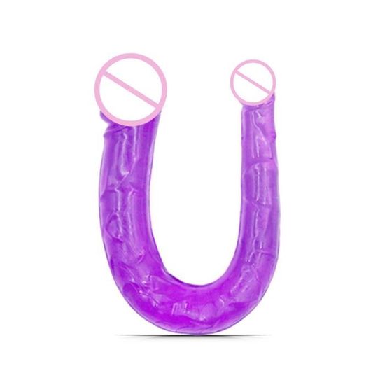 Godemiché Anal réaliste en forme de U pour femme jouet érotique doux