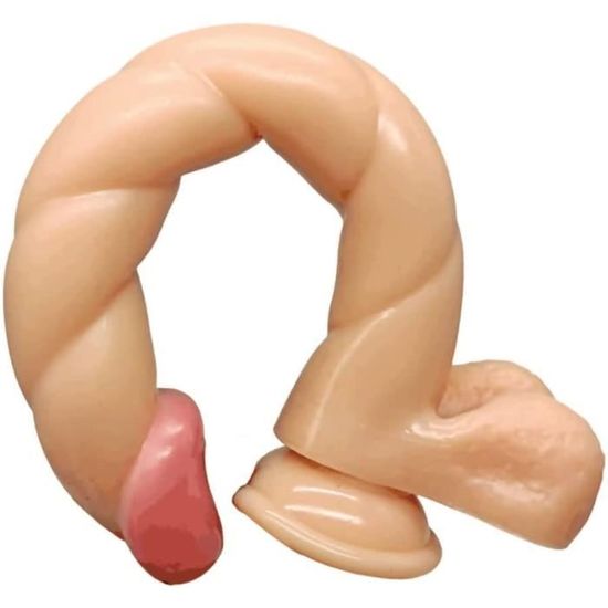 Xofoco Gode Réaliste avec Ventouse Plugs Anals Sex Toys Vagin Anal SM