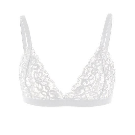 Femmes Sexy Lingerie Dentelle Corset Solid Mesh Underwire Sleepwear