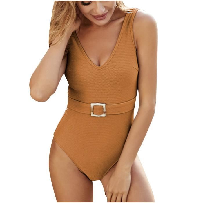 Maillot De Bain Mode Sexy One Piece Femmes Bikini Push Up Pad Maillots