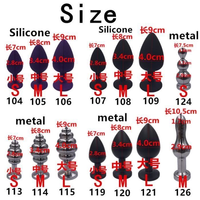 Perles Anales En Silicone Noir Queue De Renard Rouge Plug Anal Jeu De R Le Flirt Jouet