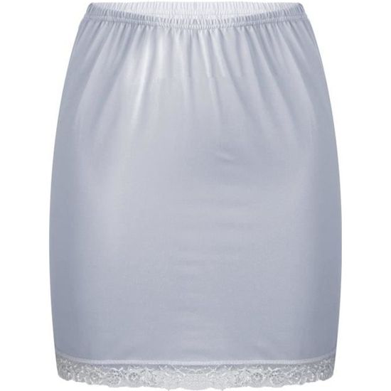 Yizyif Femme Jupon Sous Robe Jupe Sculptante Fond De Jupe Lingerie Sous