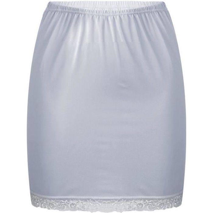 Yizyif Femme Jupon Sous Robe Jupe Sculptante Fond De Jupe Lingerie Sous