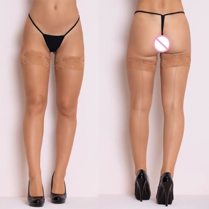 Bas Mis Bas Bas De Cuisse En Dentelle Pour Femmes Lingerie En R Sille