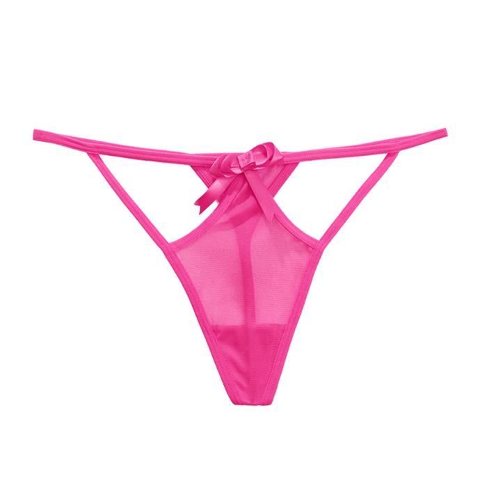 Lingerie Sexy Femme Dentelle String Ouvert Culotte G Pants Lingerie