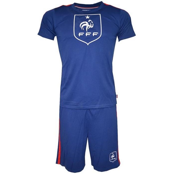 Licence FFF - Mini Kit Equipe de France FFF Officiel Bleu