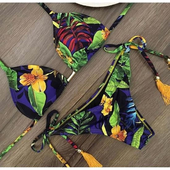 Maillot De Bain Ensemble Deux Pi Ces Br Siliennes Bikini Pour Femmes