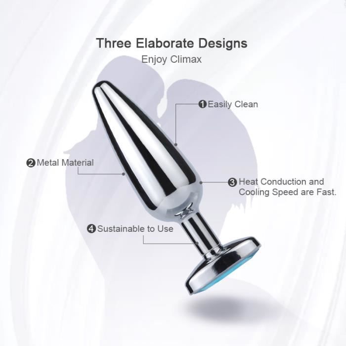 STIMULATEUR PLUG CHAPELET D Plug Anal en métal Stimulation des