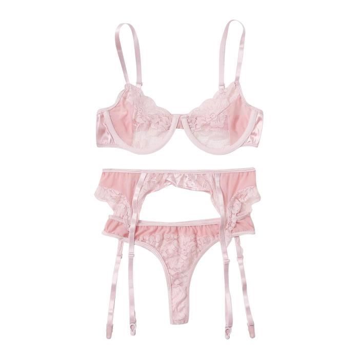 Sasaquoy Brassiere Lingerie Soutien Gorge Armatures Broderie String