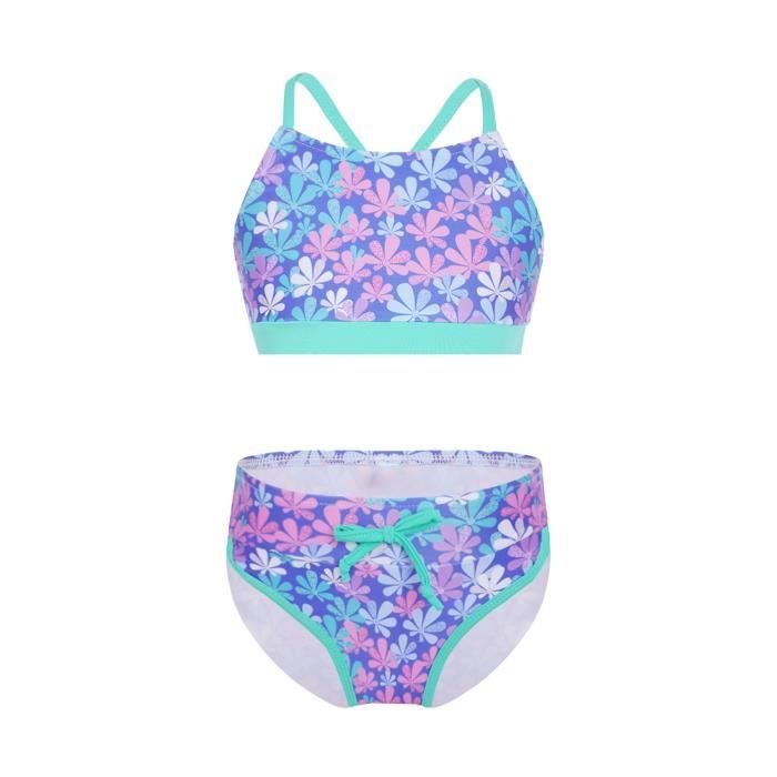 Yoojia Enfant Maillot De Bain Fille Pi Ces Tankini Imprimer Bikini
