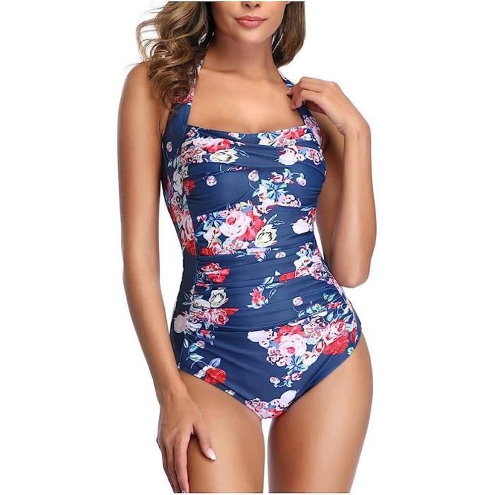 Maillot De Bain Femme Pi Ces Gainant Sexy Halter Neck Maillot De Bain Push Up Bikini Maillot