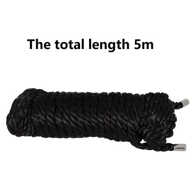 Plug Pu Ciel Crochet Anal Double Boule En Acier Inoxydable Collier En Corde Esclave Du