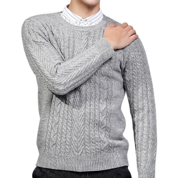 Pull homme slim casual