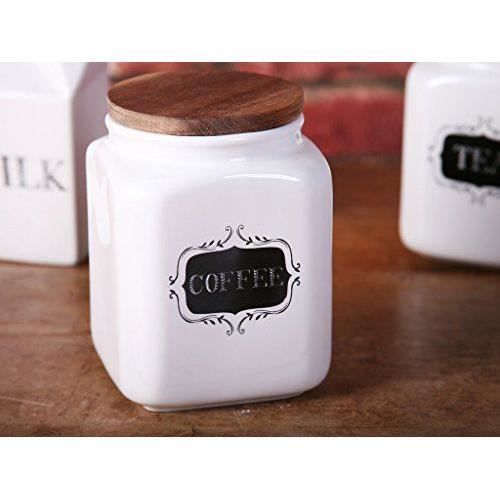 Creative Tops Creative Bake Stir it Up Pot à café en céramique, blanc cassé - 5174335