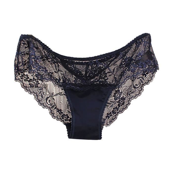 CULOTTE SLIP Femmes Sexy Dentelle See Through Respirant Mode Culotte Slip Lingerie Sous