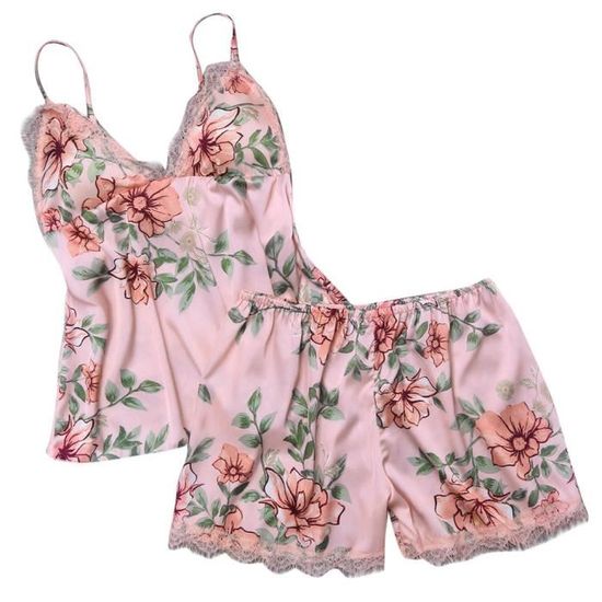 Mode sexy fleur dentelle vêtements de nuit lingerie tentation sous