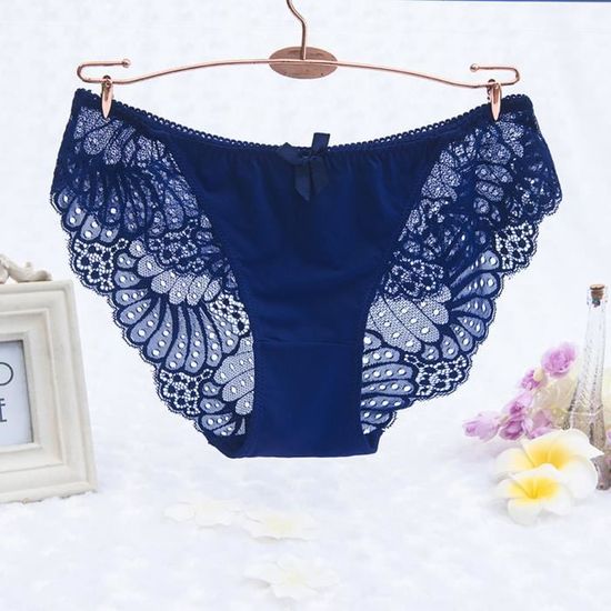 Femmes Sexy Sous V Tements En Dentelle Lingerie Tongs Culottes Dames
