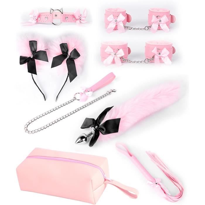 Plug Anal Couples Cosplay Avec Queue De Renard Bondage Plug Anal Gode
