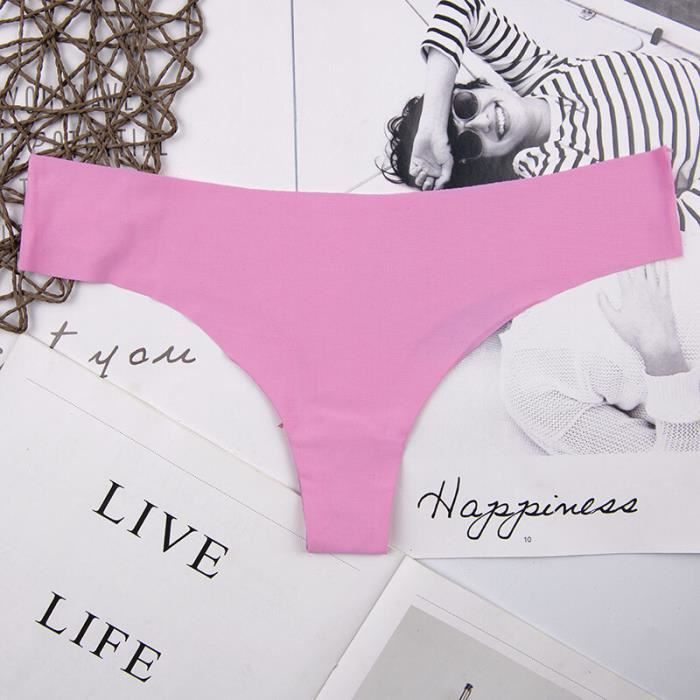 Culotte Slip Strings Sexy En Dentelle Transparente Pour Femmes Lingerie Haute Audio Grande