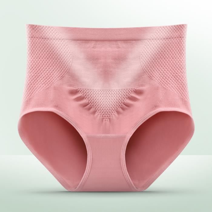 Femmes Couleur Unie Patchwork Mémoires Culottes Sous Vêtements Culottes Bikini Slip ZUIHAO