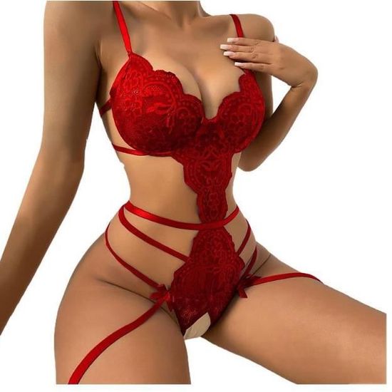 Coordonnes Ensemble Lingerie Mode Lingerie Sexy Femme Body Et