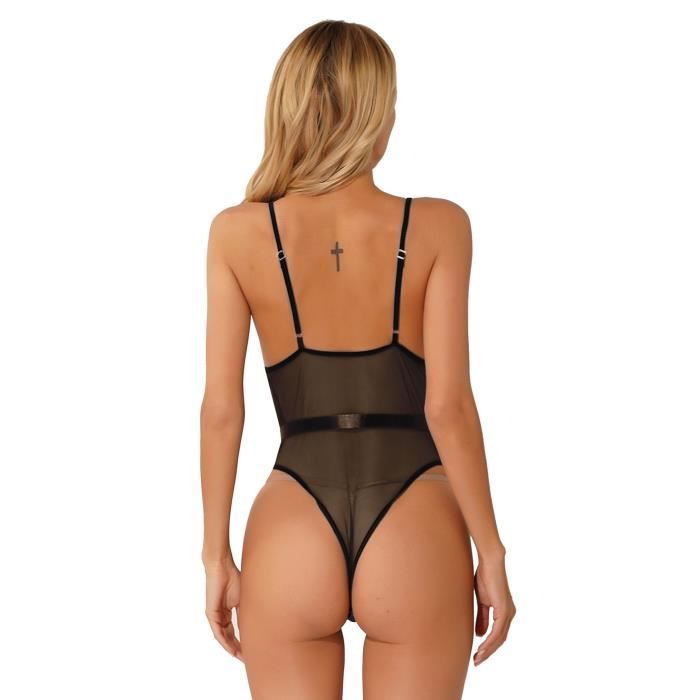 Iiniim Body Transparent Femme Sous Vêtements Sexy Lingerie Coquine