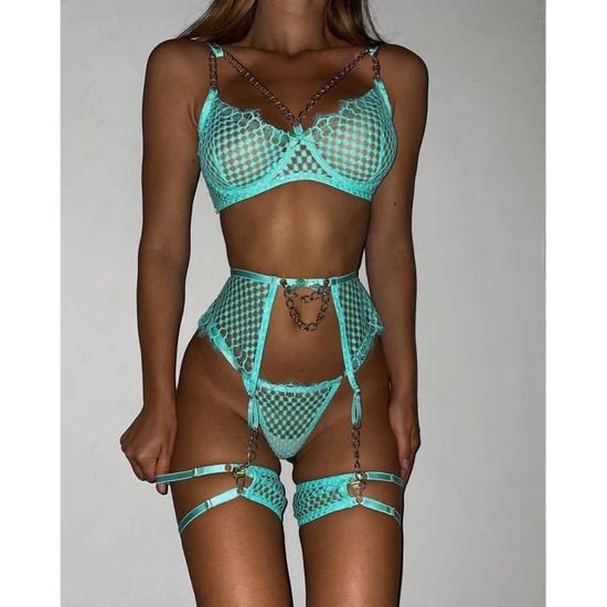 Ensemble De Lingerie Sexy En Dentelle Pour Femmes Marque Mod Le