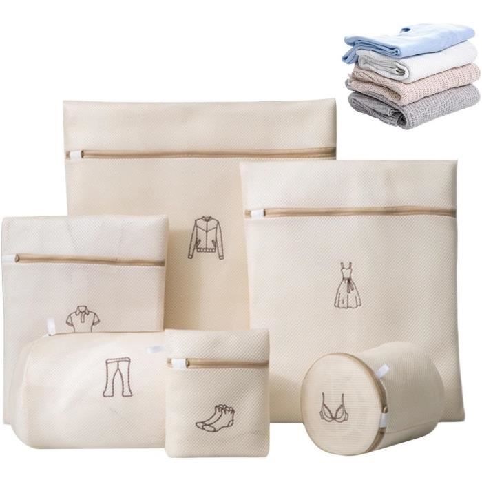 Sac En Filet Pour Vêtements Lingerie Réutilisable Avec Fermeture Éclair Sac En Filet Délicat