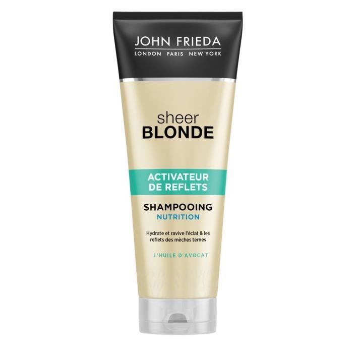 John Frieda Shampooing Nutrition Sheer Blonde Activateur De Reflets