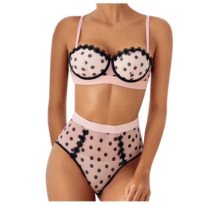 Femmes Lingerie Corset Dentelle À Armatures Racy Mousseline Vêtements