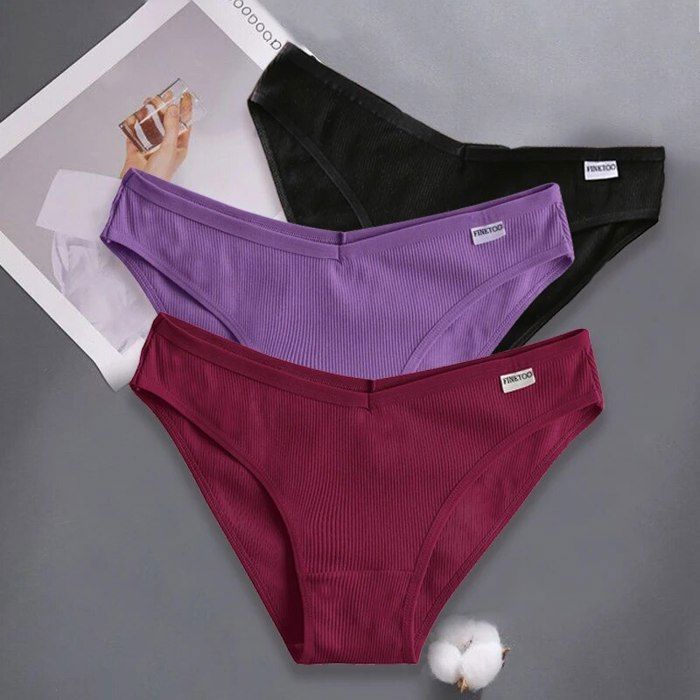 Ensemble De Culottes Sexy En Coton Pour Femmes Sous V Tements F Minins Slips En Coton Lingerie