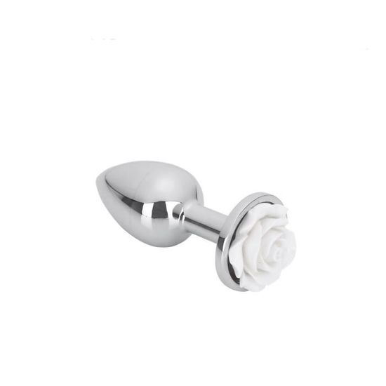 Yonghs Fr Plug Anale M Tal En Forme De Rose Plug Anal Bijoux Butt Plug