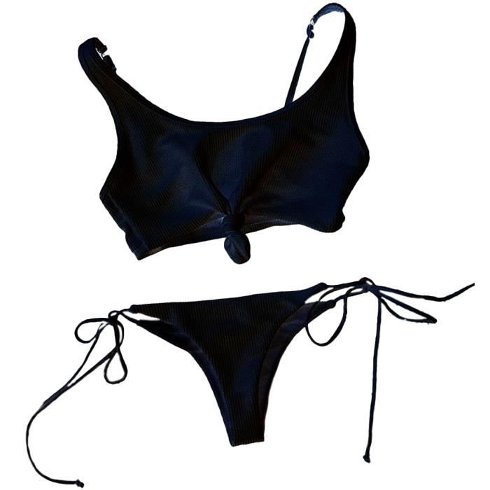 Minetom Femme Maillot De Bain Pieces Bikini Ensemble Deux Morceaux