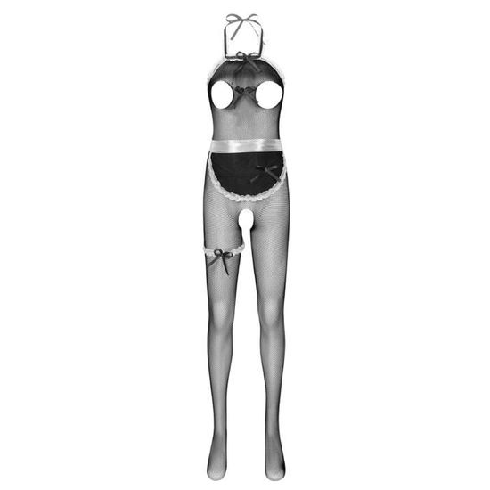 Msemis Ensemble Lingerie Sexy Femme Ouvert Entrejambe Bodystocking