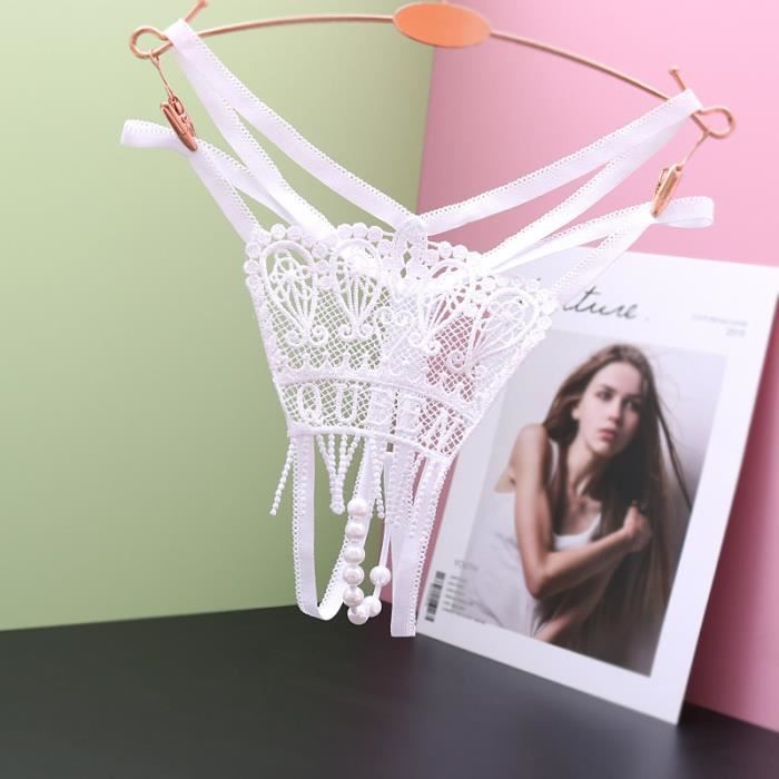 Culotte Slip Poblador Culotte En Dentelle Perl E Pour Femme Lingerie