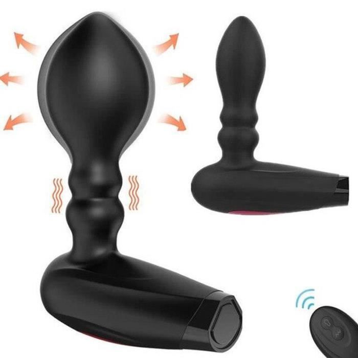 STIMULATEUR PLUG CHAPELET Gonflable énorme Plug Anal Sans Fil Télécommande Masseur Prostatique