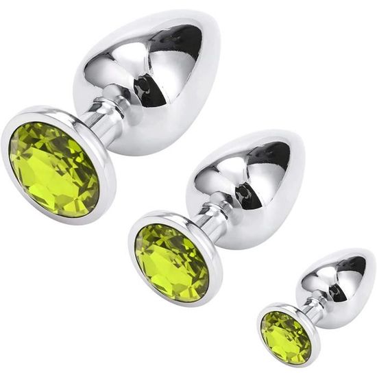 Plug Anale Plug Anale Debutant Grand Moyenne Petite Taille Plug Anal En M Tal Avec Diamant